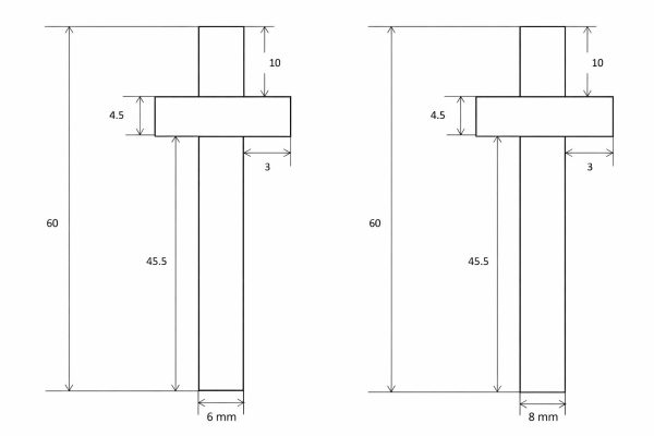 Nickel/Aluminum Tab with Adhesive Polymer 500pcs